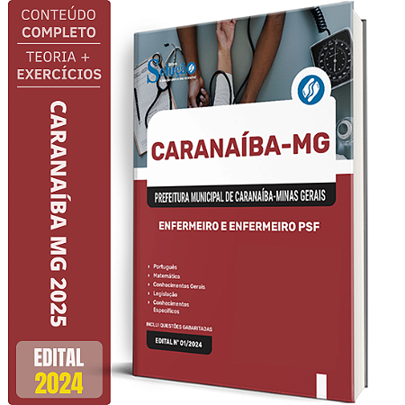 Apostila Prefeitura de Caranaíba MG 2025 - Enfermeiro e Enfermeiro PSF