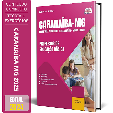 Apostila Prefeitura de Caranaíba MG 2025 - Professor de Educação Básica