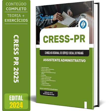 Apostila CRESS PR 2025 - Assistente Administrativo