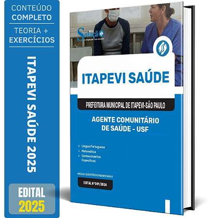 Apostila Itapevi Saúde 2025 - Agente Comunitário de Saúde - USF