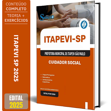 Apostila Prefeitura de Itapevi SP 2025 - Cuidador Social