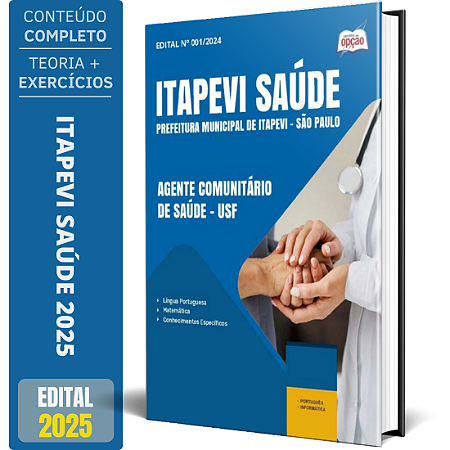 Apostila Itapevi Saúde 2025 - Agente Comunitário de Saúde - USF