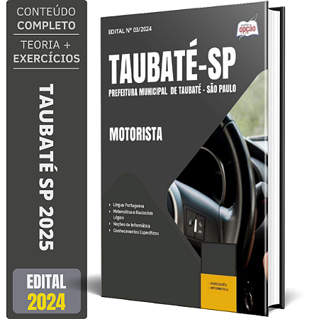 Apostila Prefeitura de Taubaté SP 2025 - Motorista