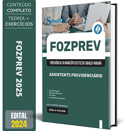 Apostila FOZPREV 2025 - Assistente Previdenciário