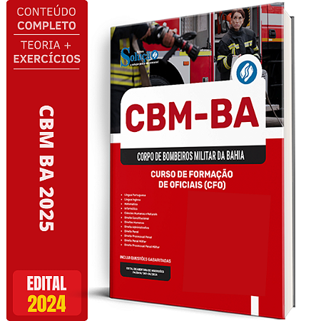 Apostila CBM BA 2025 - Curso de Formação de Oficiais (CFO)