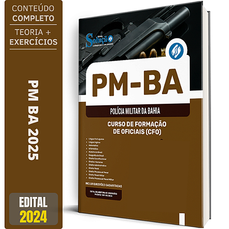 Apostila PM BA 2025 - Curso de Formação de Oficiais (CFO)