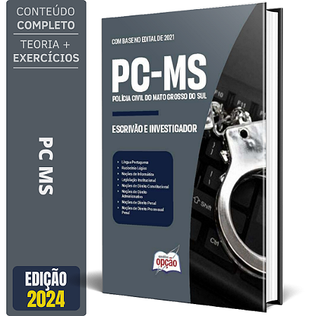 Apostila PC MS 2024 - Escrivão e Investigador