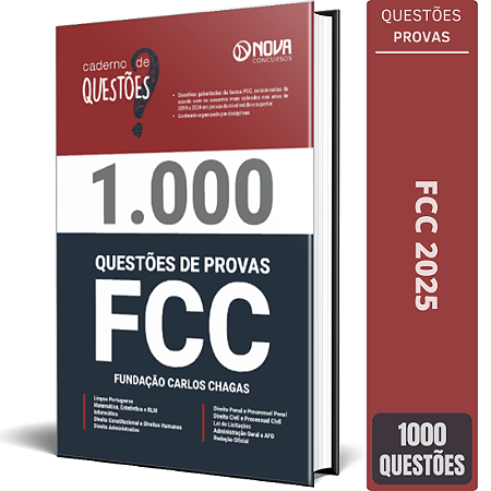 Livro de Questões Gabaritadas da FCC 2025