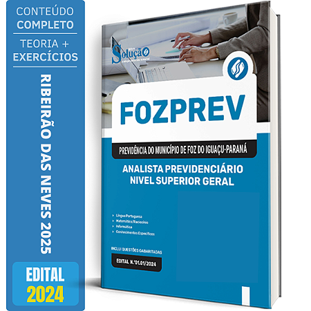Apostila FOZPREV 2025 - Analista Previdenciário - Nível Superior Geral