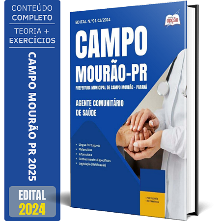 Apostila Prefeitura de Campo Mourão PR 2024 - Agente Comunitário de Saúde