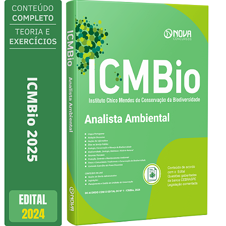 Apostila Concurso ICMBIO 2025 - Analista Ambiental