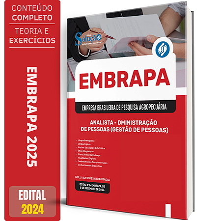 Apostila EMBRAPA 2025 - Analista - Administração de Pessoas (Gestão de Pessoas)