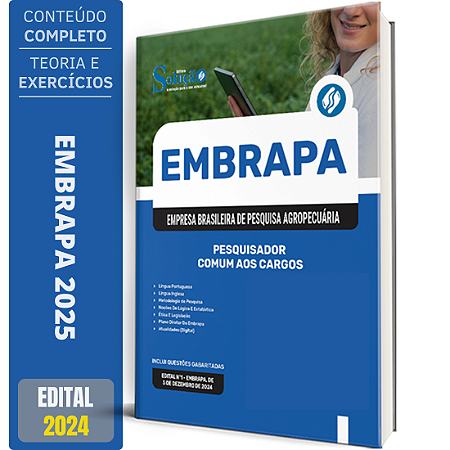 Apostila EMBRAPA 2025 - Pesquisador - Comum a Todos os Cargos
