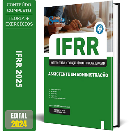 Apostila IFRR 2025 - Assistente em Administração