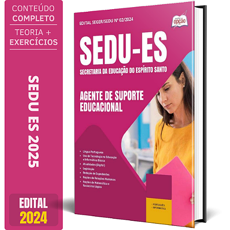 Apostila SEDU-ES 2025 - Agente de Suporte Educacional