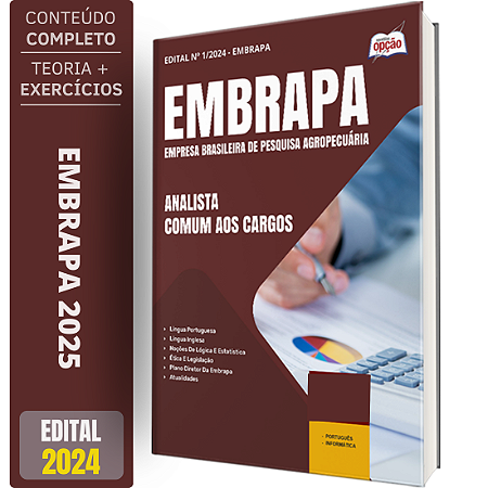 Apostila EMBRAPA 2025 - Analista - Comum aos cargos