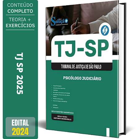 Apostila Concurso TJ SP 2025 - Psicólogo Judiciário