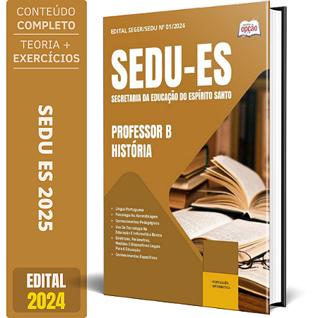 Apostila SEDU ES 2025 - Professor B - História