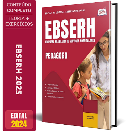 Apostila EBSERH 2025 - Pedagogo