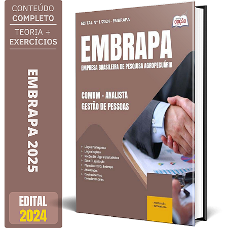 Apostila EMBRAPA 2025 - Comum - Analista - Gestão de Pessoas - Área 9