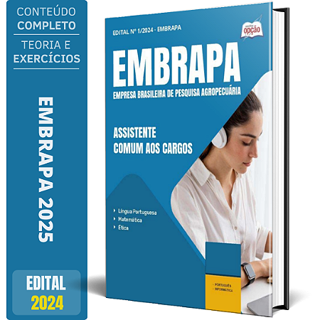Apostila EMBRAPA 2025 - Assistente - Comum aos cargos
