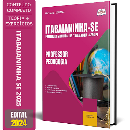 Apostila Prefeitura de Itabaianinha SE 2025 - Professor Pedagogia