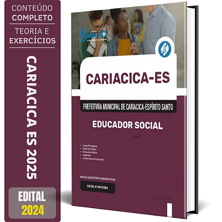 Apostila Prefeitura de Cariacica ES 2025 - Educador Social