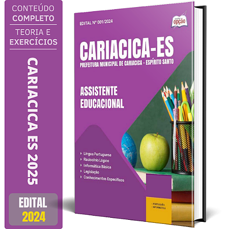 Apostila Concurso Cariacica ES 2025 - Assistente Educacional