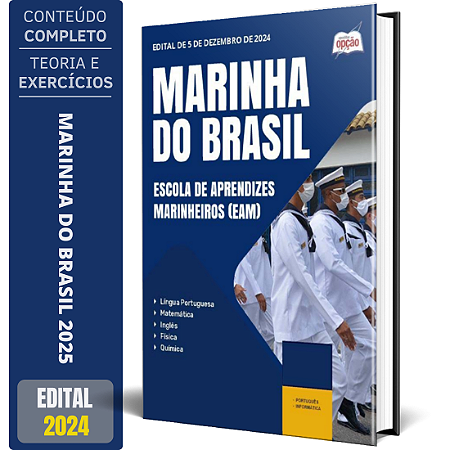 Apostila Marinha do Brasil 2025 - Escola de Aprendizes-Marinheiros (EAM)
