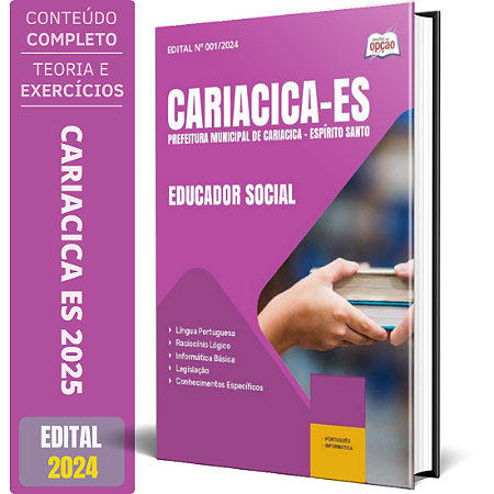 Apostila Prefeitura de Cariacica ES 2025 - Educador Social