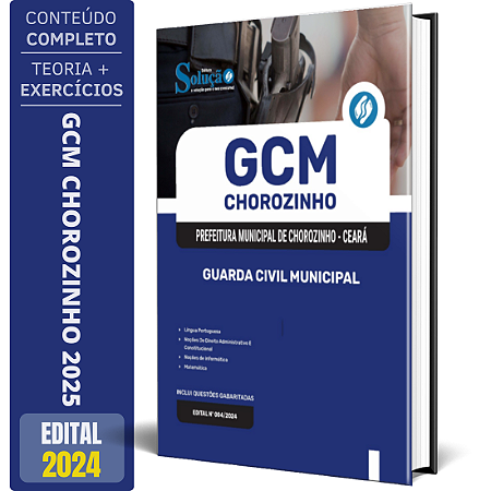 Apostila prefeitura De Chorozinho CE 2025 - Guarda Civil Municipal