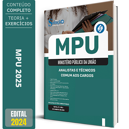Apostila MPU 2025 - Analista e Técnico - Comum aos cargos