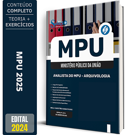 Apostila MPU 2025 - Analista do MPU - Arquivologia