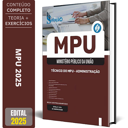 Apostila MPU 2025 - Técnico do MPU - Administração