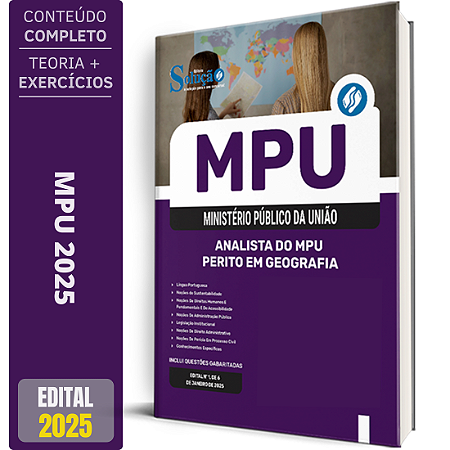 Apostila MPU 2025 - Analista do MPU - Perito em Geografia