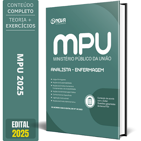 Apostila Concurso MPU 2025 - Analista do MPU - Enfermagem