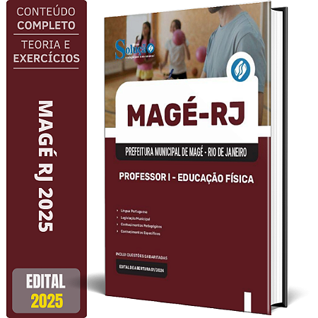 Apostila Prefeitura de Magé RJ 2025 - Professor I - Educação Física