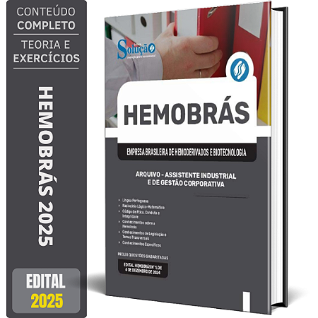 Apostila Hemobrás 2025 - Assistente Industrial e De Gestão Corporativa