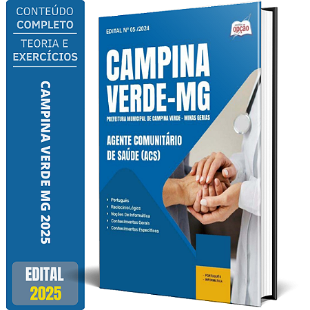 Apostila Prefeitura de Campina Verde MG 2025 - Agente Comunitário de Saúde (ACS)