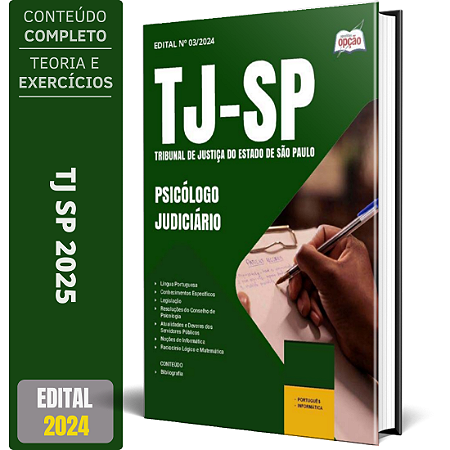 Apostila TJ SP 2025 - Psicólogo Judiciário