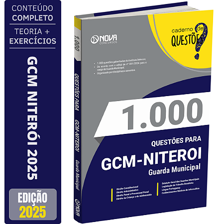 Questões Gabaritadas para GCM Niterói RJ 2025 - Guarda Municipal