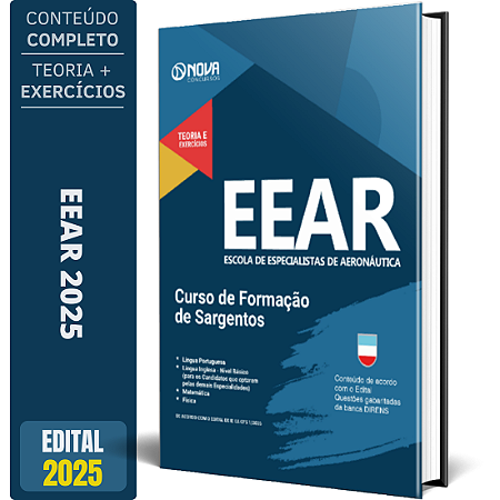 Apostila EEAR 2025 - Curso de Formação de Sargentos