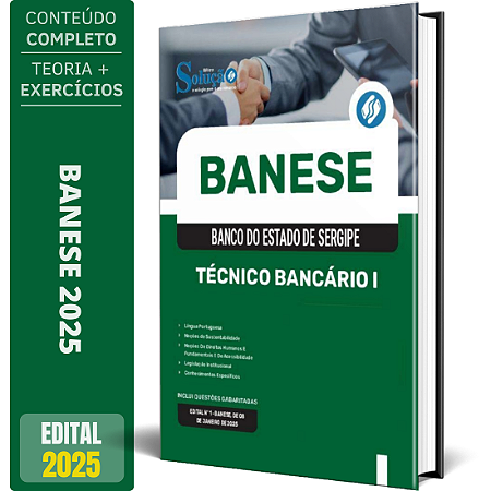 Apostila BANESE 2025 - Técnico Bancário I