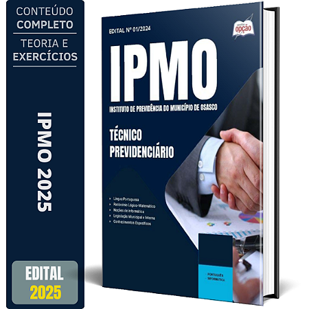 Apostila IPMO 2025 - Técnico Previdenciário