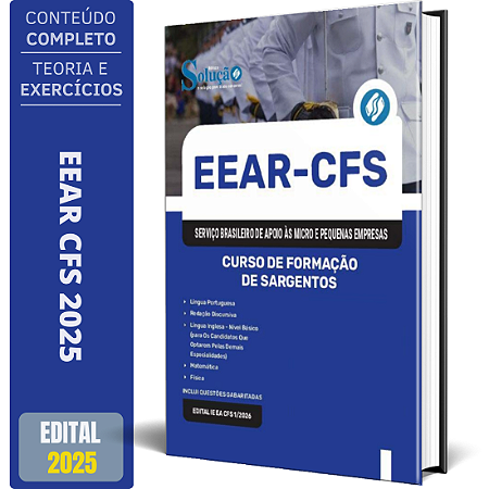 Apostila EEAR 2025 - Curso de Formação de Sargentos