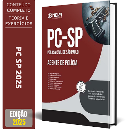 Apostila Concurso PC SP 2025 - Agente de Polícia