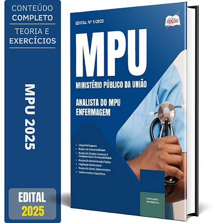 Apostila Concurso MPU 2025 - Analista - Enfermagem