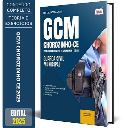 Apostila Prefeitura De Chorozinho CE 2025 - Guarda Civil Municipal