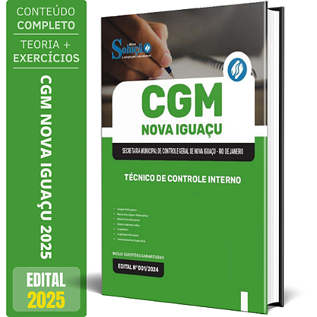 Apostila CGM Nova Iguaçu RJ 2025 - Técnico de Controle Interno