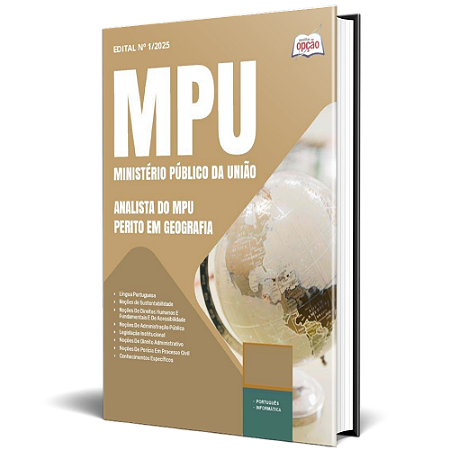 Apostila MPU 2025 - Analista do MPU - Perito em Geografia